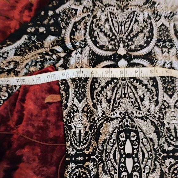 Tacera Black and White Patterned Dress - Picture 14 of 16